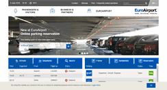 Desktop Screenshot of euroairport.com