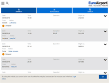 Tablet Screenshot of euroairport.com